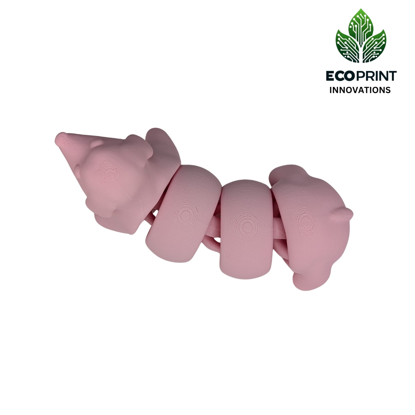 Articulated 3D Printed Dachshund - Matte Pink Sausage Dog Fidget Fun Toy Craft
