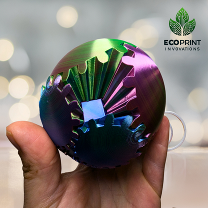 Experience the ultimate fidgeting sensation with our large 10cm Iridescent Ball