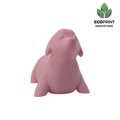 Articulated 3D Printed Dachshund - Matte Pink Sausage Dog Fidget Fun Toy Craft
