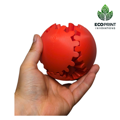 Red Gear Ball Fidget Toy - 3D Printed Sensory Aid for ADHD, Autism, Stress Relief | Tactile, Interactive, Calming Toy | Eco-Friendly Design (Copy)