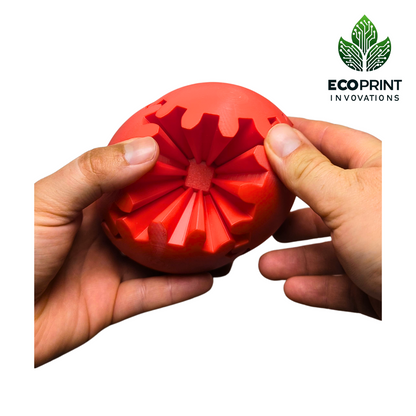 Red Gear Ball Fidget Toy - 3D Printed Sensory Aid for ADHD, Autism, Stress Relief | Tactile, Interactive, Calming Toy | Eco-Friendly Design (Copy)