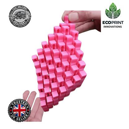 Flexi Grid Fidget Toy – 3D Printed, Multi-Colour Flexible Design