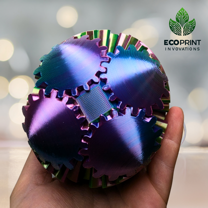 Experience the ultimate fidgeting sensation with our large 10cm Iridescent Ball