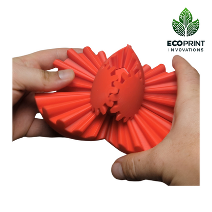 Red Gear Ball Fidget Toy - 3D Printed Sensory Aid for ADHD, Autism, Stress Relief | Tactile, Interactive, Calming Toy | Eco-Friendly Design (Copy)