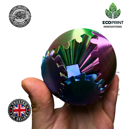 Experience the ultimate fidgeting sensation with our large 10cm Iridescent Ball