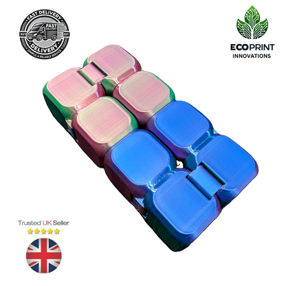 Sensory Infinity Cube Fidget Toy - Autism Anxiety Relief - Kids & Adults XL 5cm