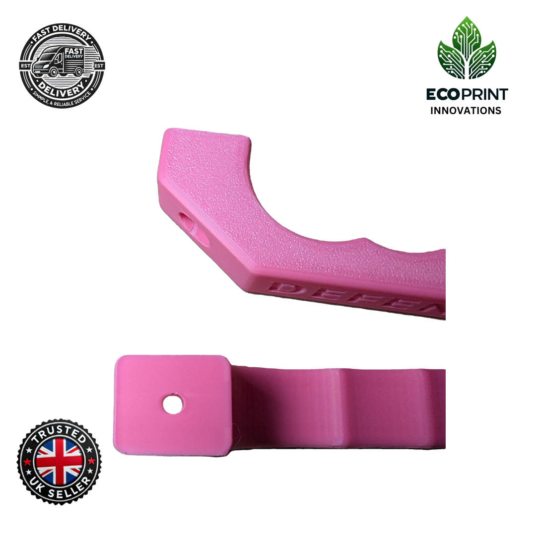 Land Rover Defender Interior Door Handles - Pair (1983-2016) Pink 3D Printed