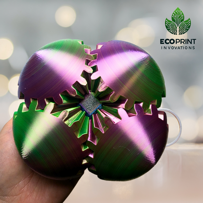 Experience the ultimate fidgeting sensation with our large 10cm Iridescent Ball