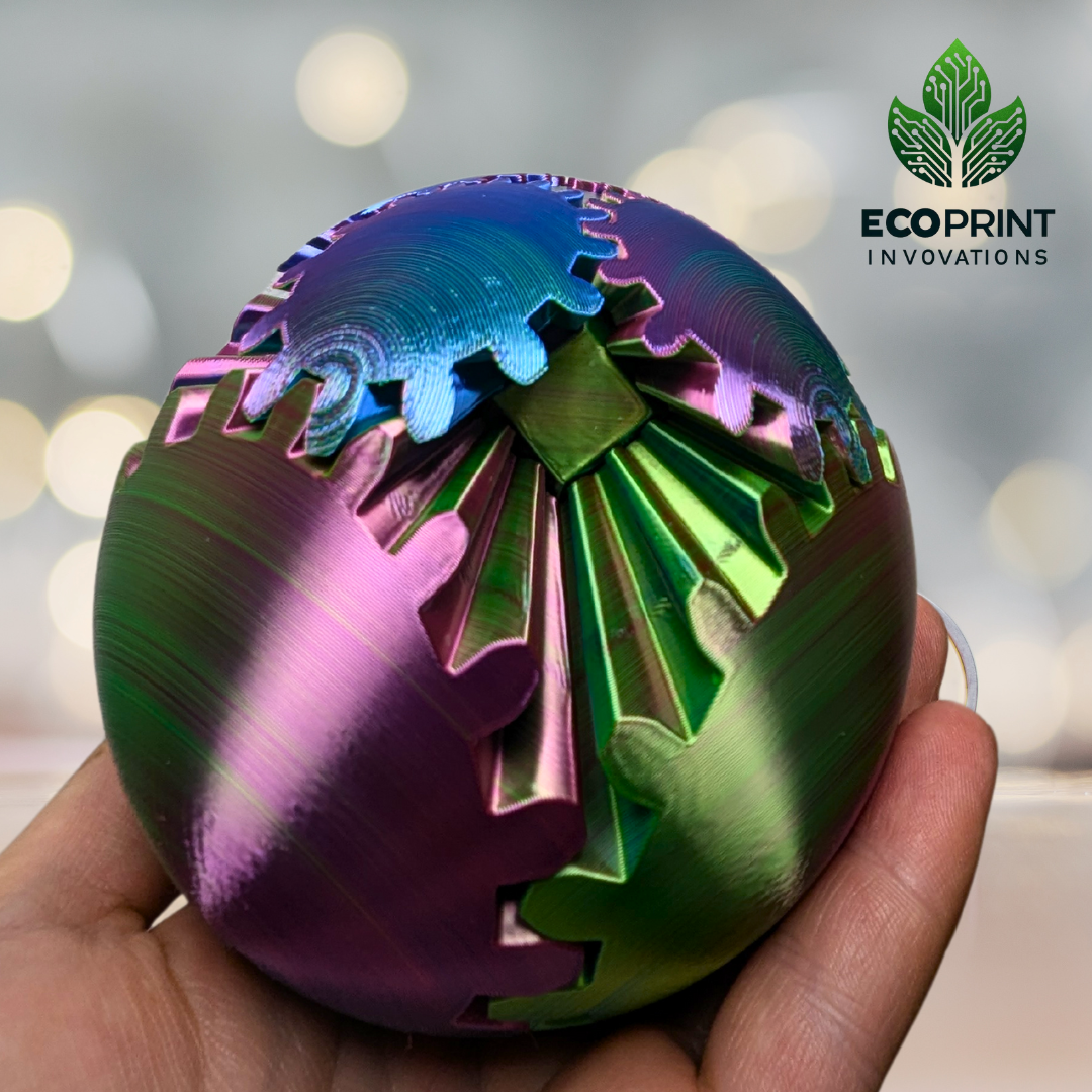 Experience the ultimate fidgeting sensation with our large 10cm Iridescent Ball